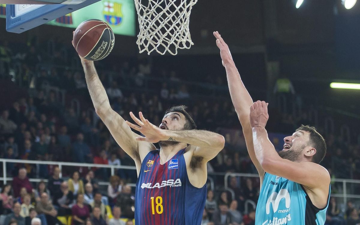 Barça Lassa - Estudiantes: Primera derrota a la Lliga amb Pesic (95-100)