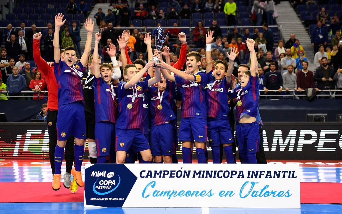 Barça Lassa – ElPozo Múrcia (4-2): Sisena Minicopa Blaugrana de futbol sala