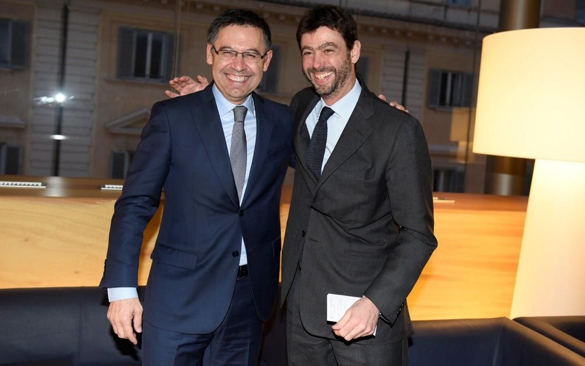 Josep Maria Bartomeu, en la Asamblea General de la ECA en Roma