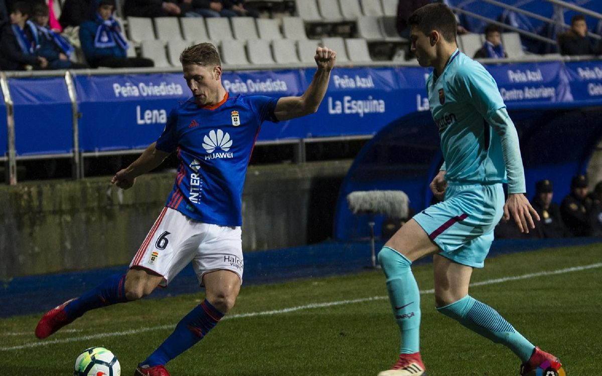 Real Oviedo - FC Barcelona B: Reparto de puntos en el Tartiere (0-0)
