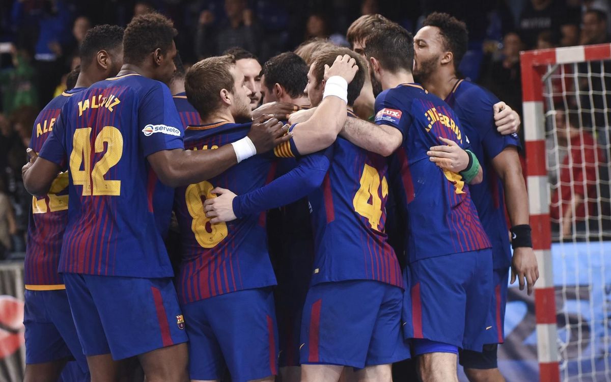 Barça Lassa - Orlen Wisla Plock: Remontada trepidante en el Palau (28-27)