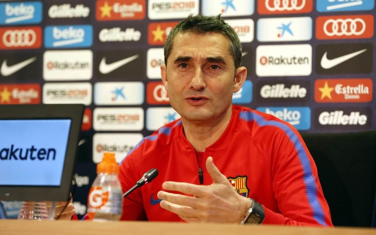 What Ernesto Valverde said at his pre-game press conference