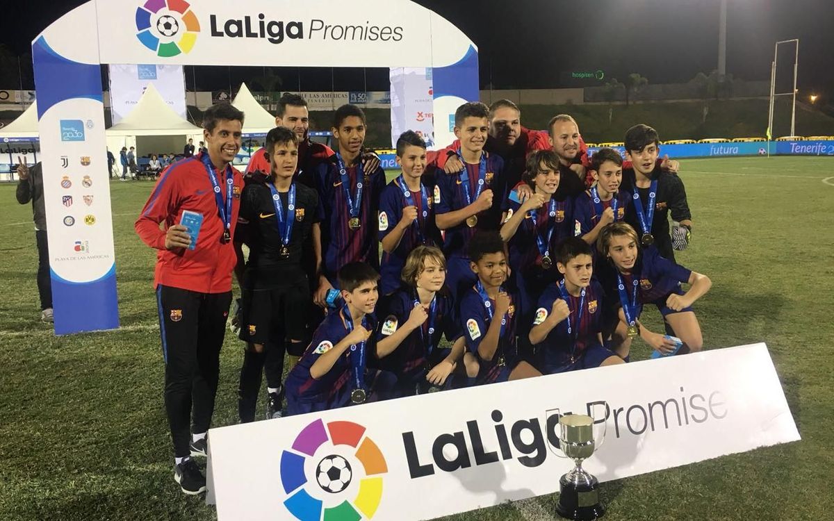 El Infantil B, campeón de Laliga Promises por tercer año consecutivo