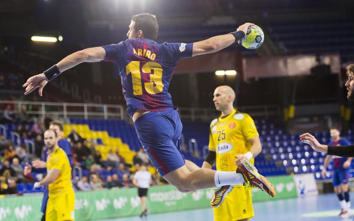 Barça Lassa handball tops Huesca, 33-20 at the Palau Blaugrana in Liga ASOBAL Week 17