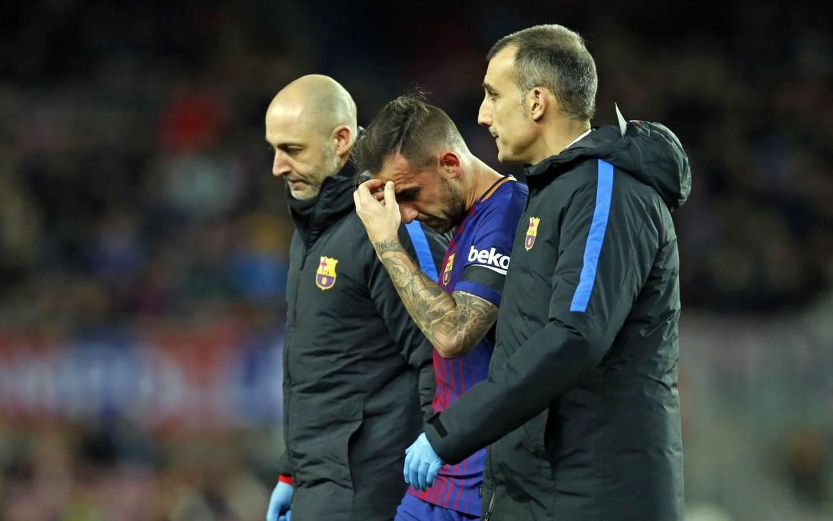 Paco Alcácer, unas tres semanas de baja