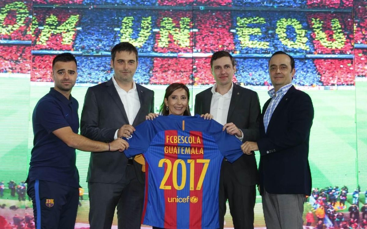 New FCBEscola opens in Guatemala