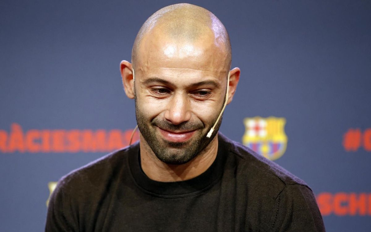 Javier Mascherano’s Barça farewell stirs deep emotions