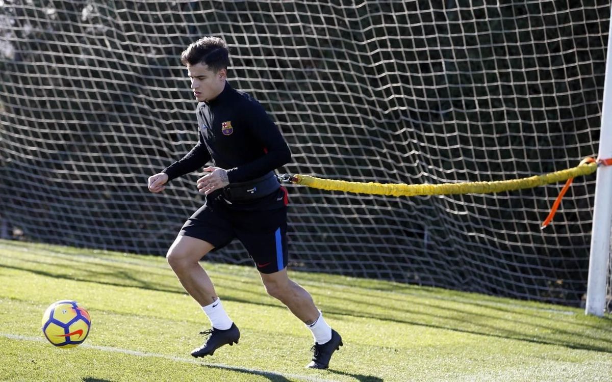 Philippe Coutinho continua amb la recuperació de la seva lesió