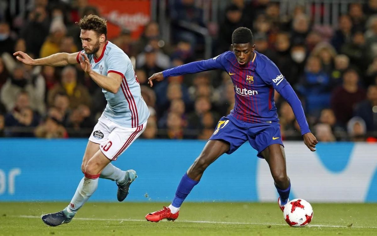 Dembélé ja enamora al Camp Nou