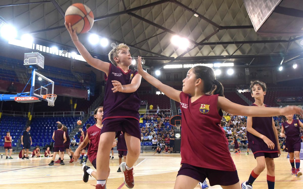 L’FCBEscola Basket celebra la jornada de cloenda de la seva primera temporada