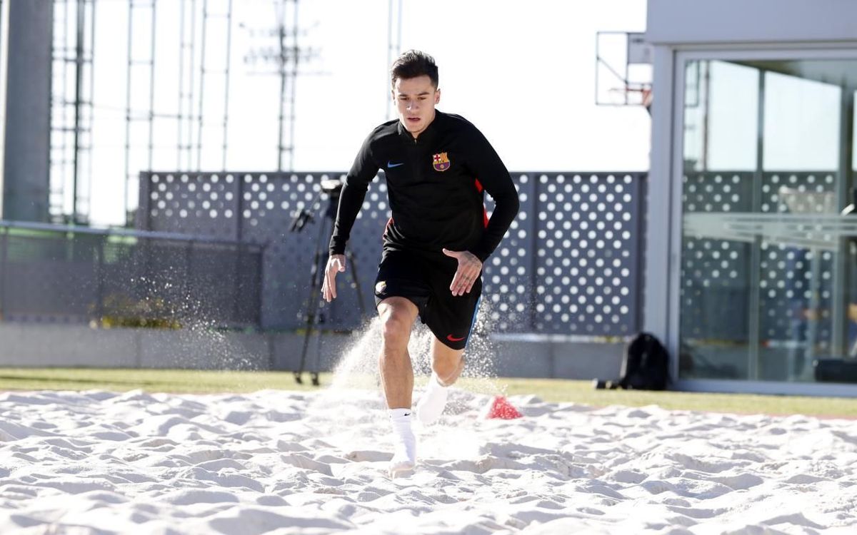 Vidéo - Coutinho travaille à la Ciutat Esportiva