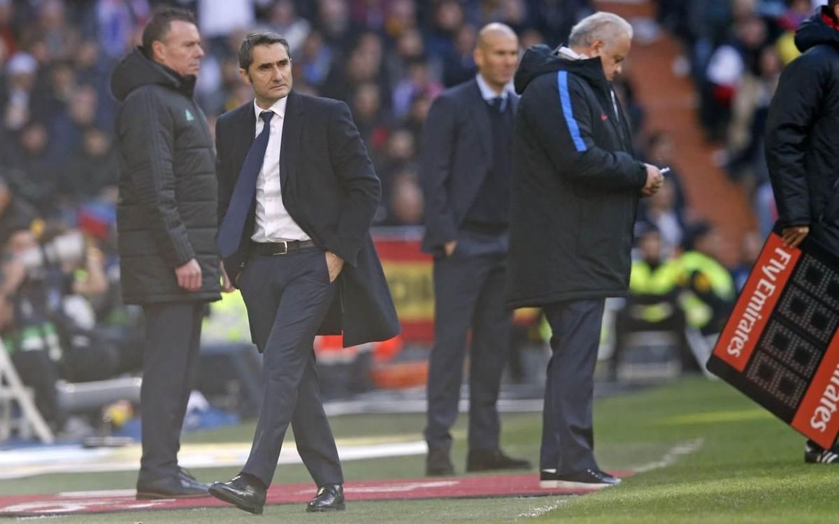 Ernesto Valverde: “Hem sabut superar la pressió alta del Madrid”