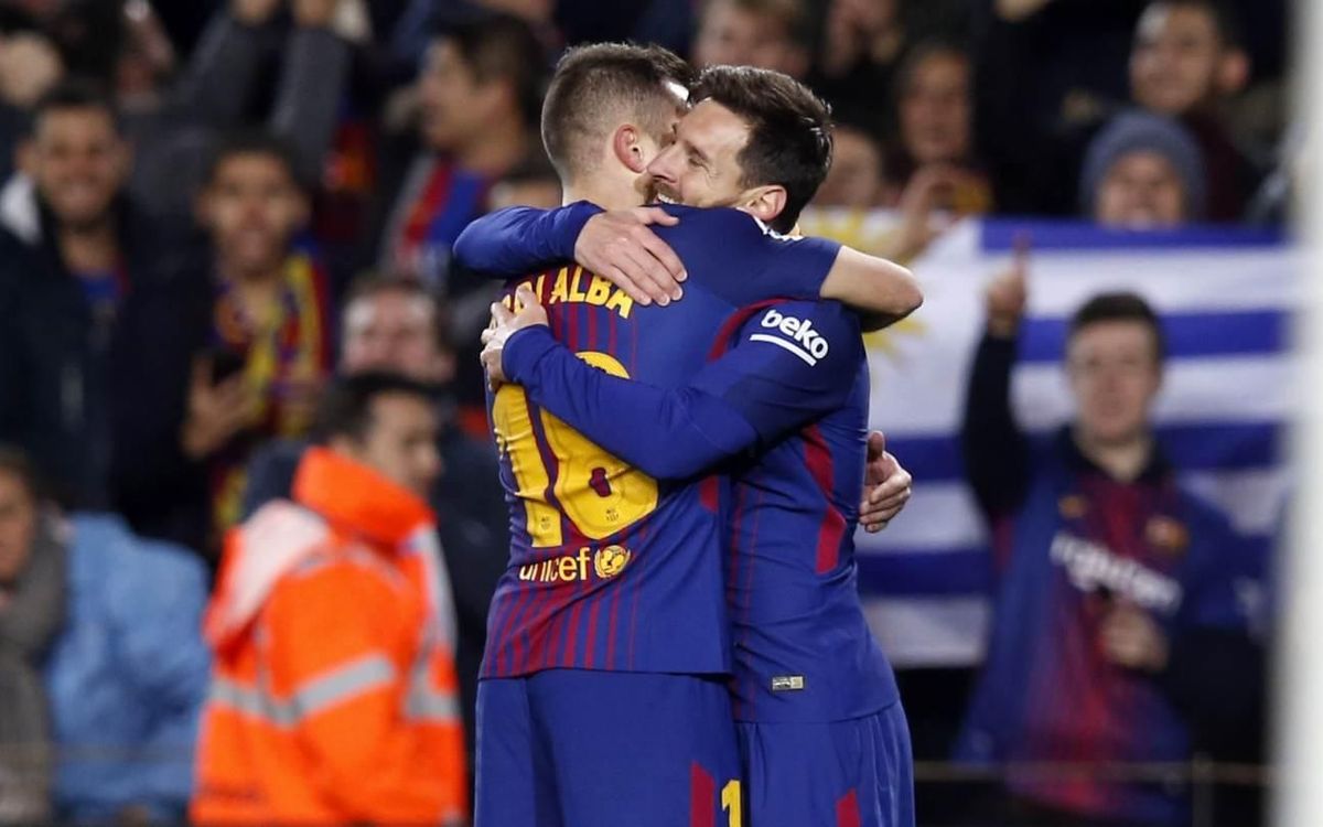 FC Barcelona - Celta: A cuartos por la vía Messi-Alba (5-0)