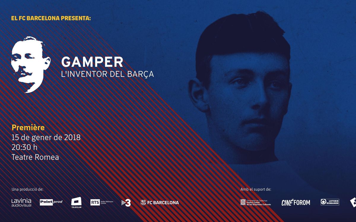 El FC Barcelona i Lavinia Audiovisual presenten el documental ‘Gamper, l'inventor del Barça'