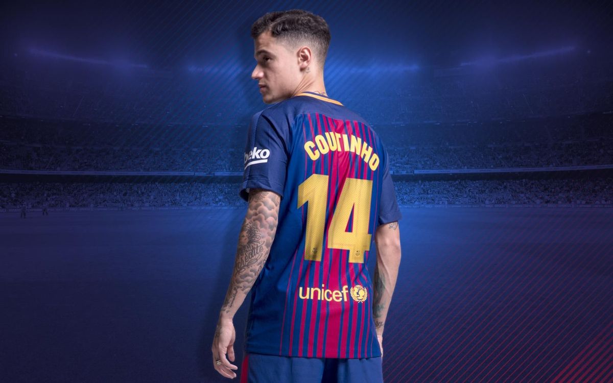 Coutinho lucirá el dorsal ‘14’