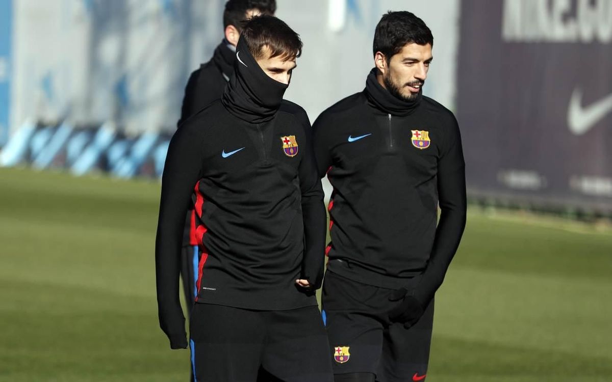 Primer entrenamiento pensando en el Sporting