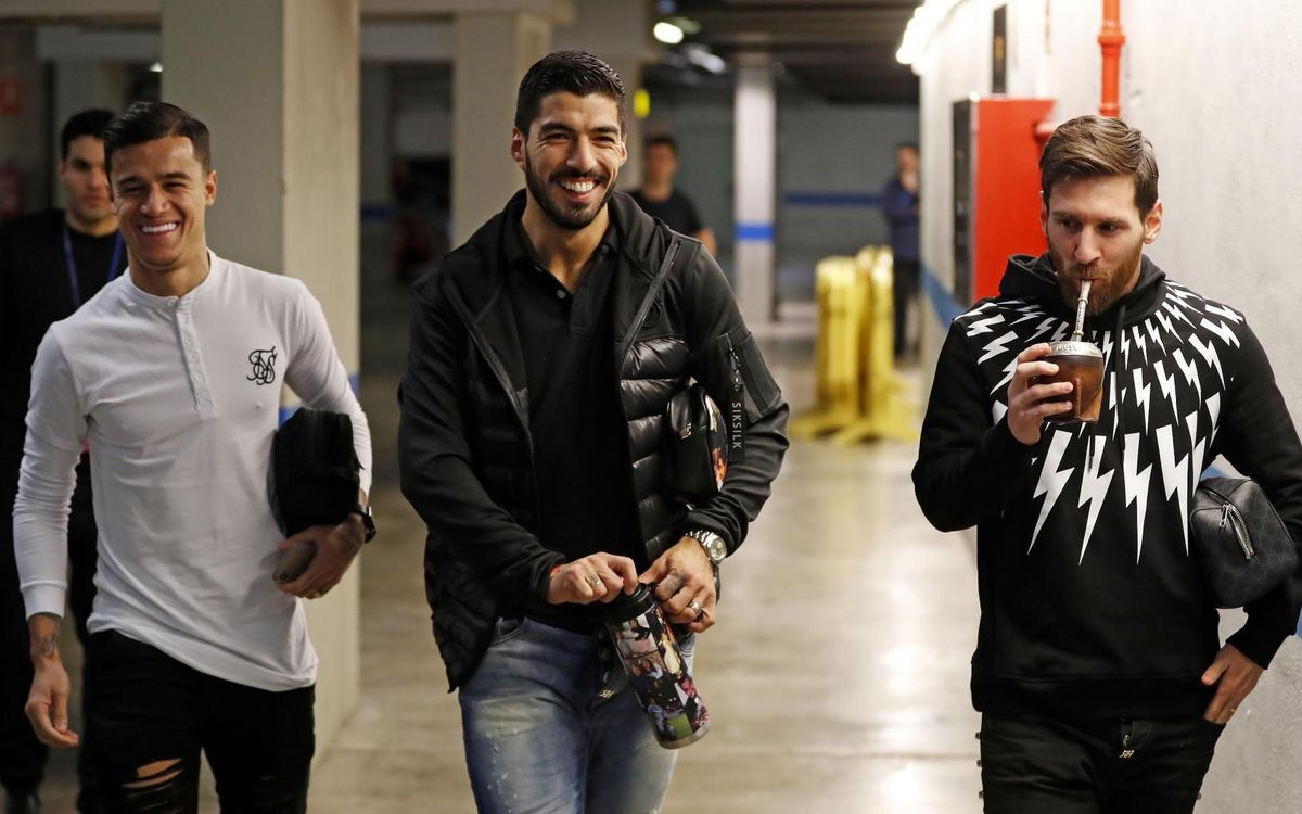 Coutinho, Messi and Suárez, a new alliance at the Camp Nou