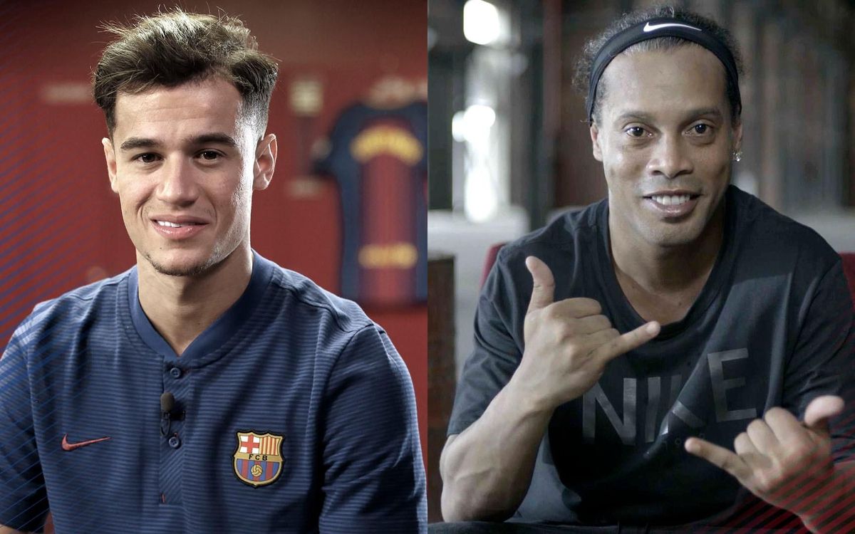 Vidéo - Ronaldinho - Coutinho, quand le maître inspire l'élève