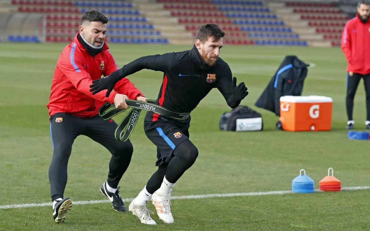 Training for non-Copa del Rey players