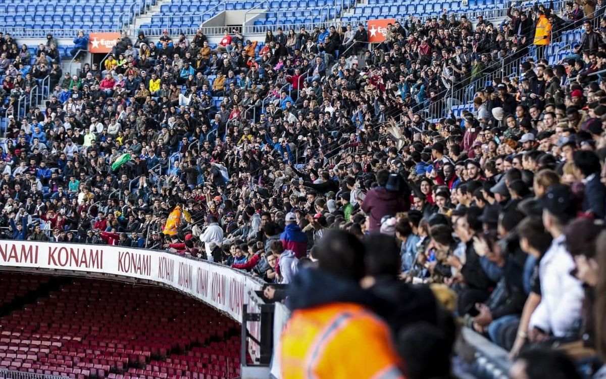 Vine a passar el dissabte al Camp Nou!