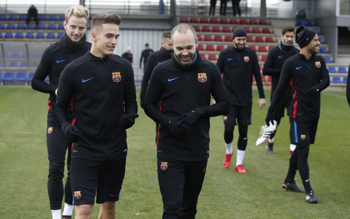 Back at training with a focus on Deportivo