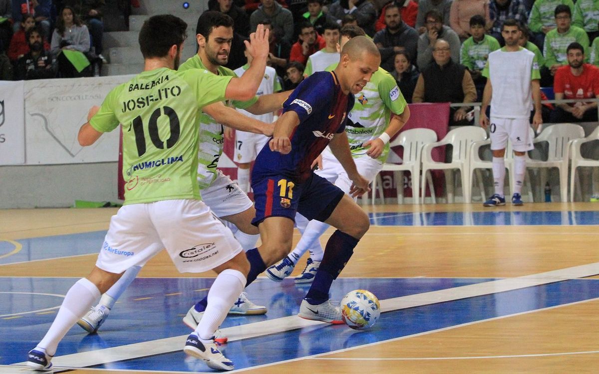 Palma Futsal - FC Barcelona Lassa: Empate eléctrico en Son Moix (4-4)