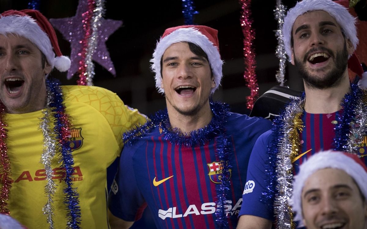 El Barça Lassa desea Feliz Navidad con una original villancico