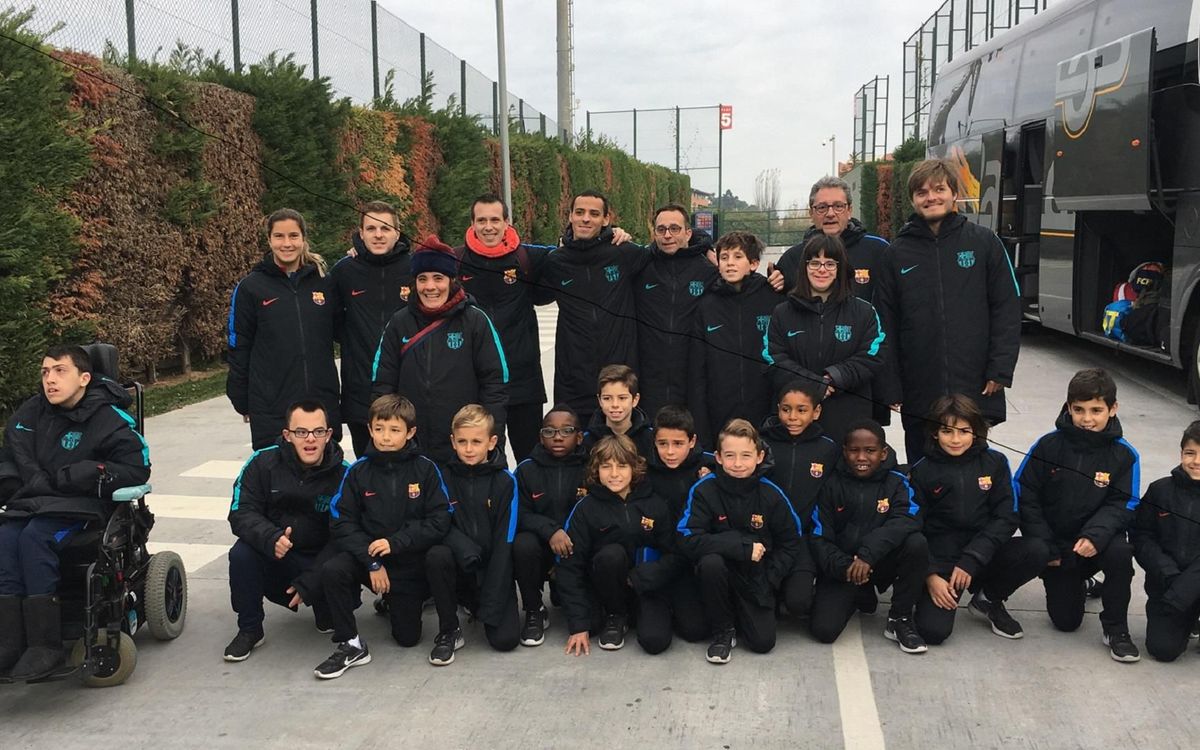 El Barça participa en el Festival del Fútbol Inclusivo en Madrid