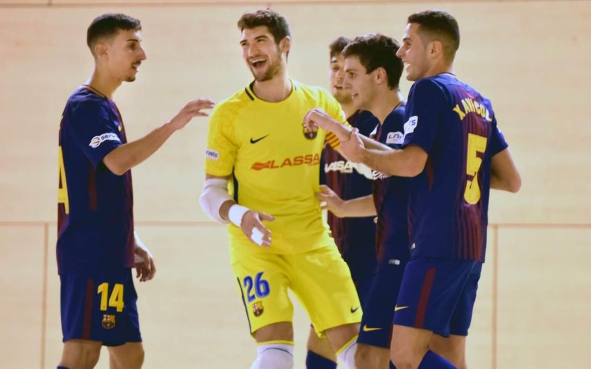 Prone Lugo - Barça Lassa B (1-5): Triunfo para seguir arriba