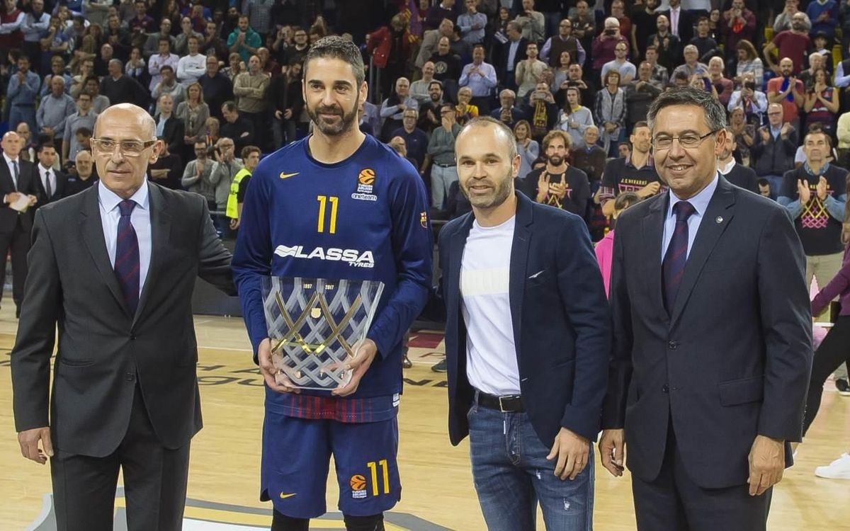 Palau honours Juan Carlos Navarro