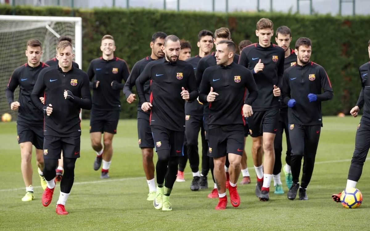 Segunda sesión conjunta con el Barça B