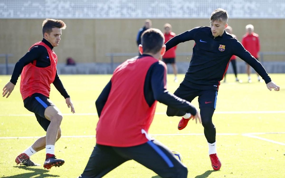 Sessió conjunta amb el Barça B