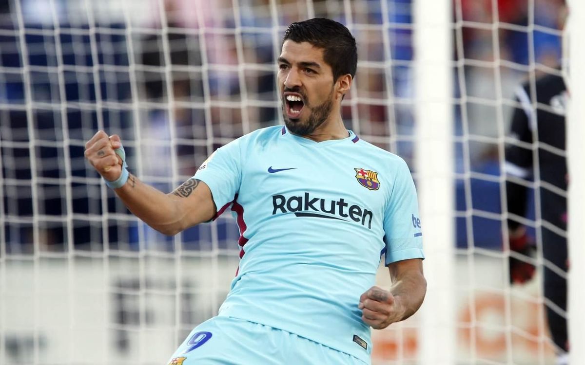 CD Leganés - FC Barcelona: Luis Suárez guía al líder (0-3)