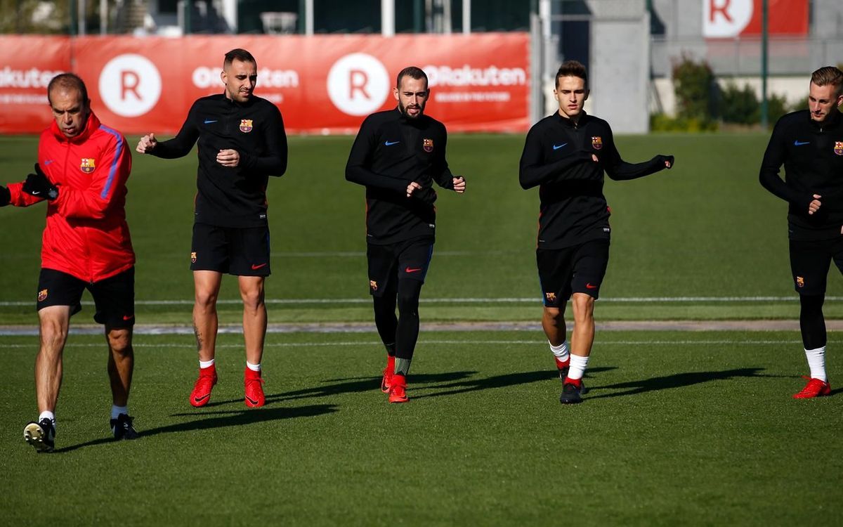 Barça train for the final time this week