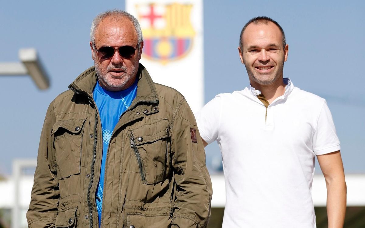 Iniesta, con el corazón