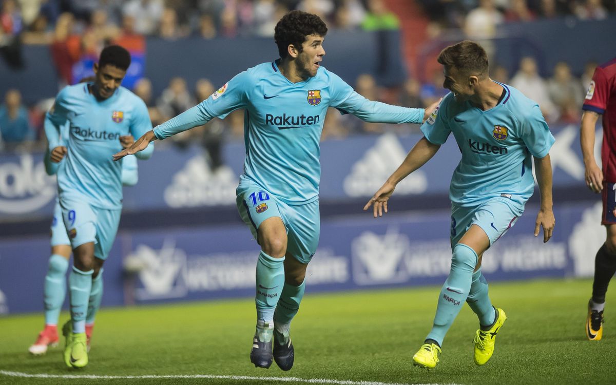 CA Osasuna - FC Barcelona B: Punto valioso en el campo del líder (2-2)