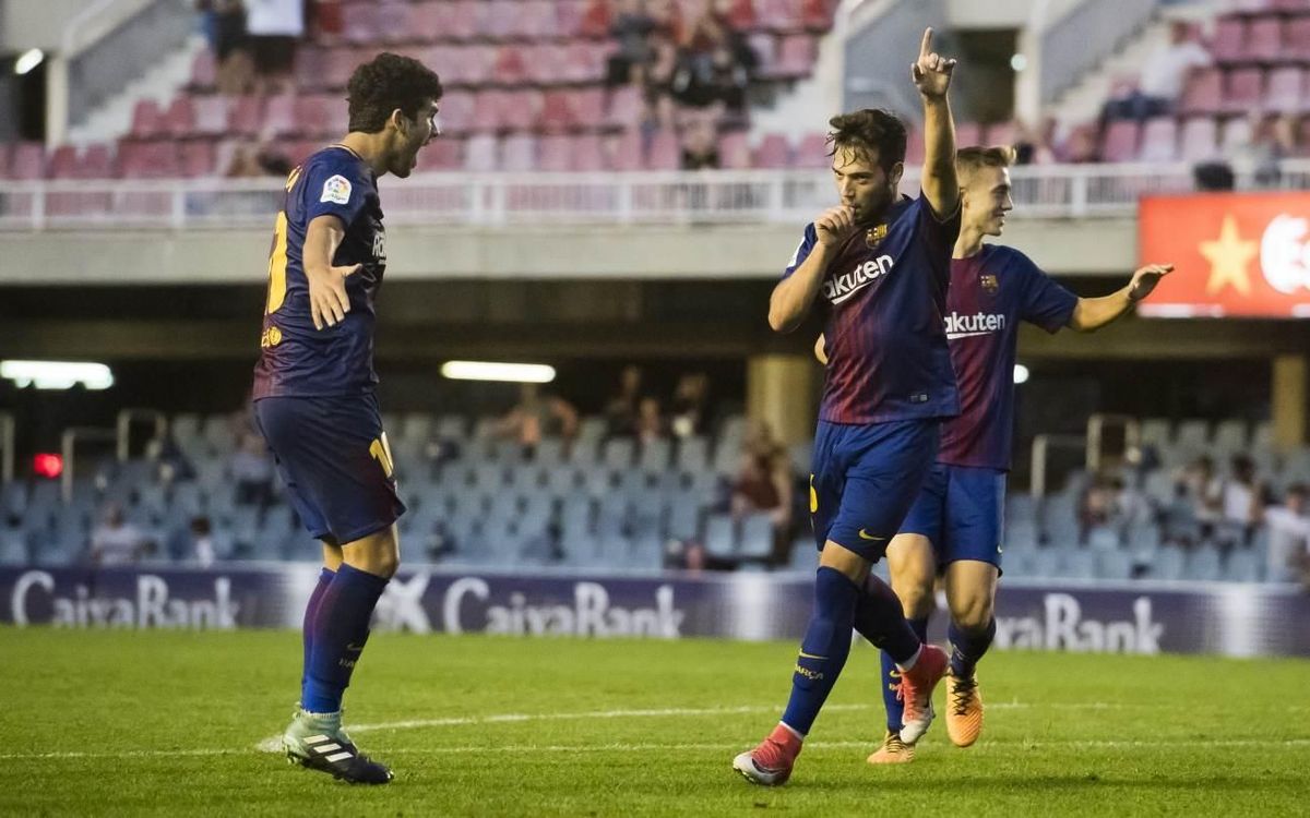 Barça B - Lorca FC: Es retroben amb la victòria (1-0)