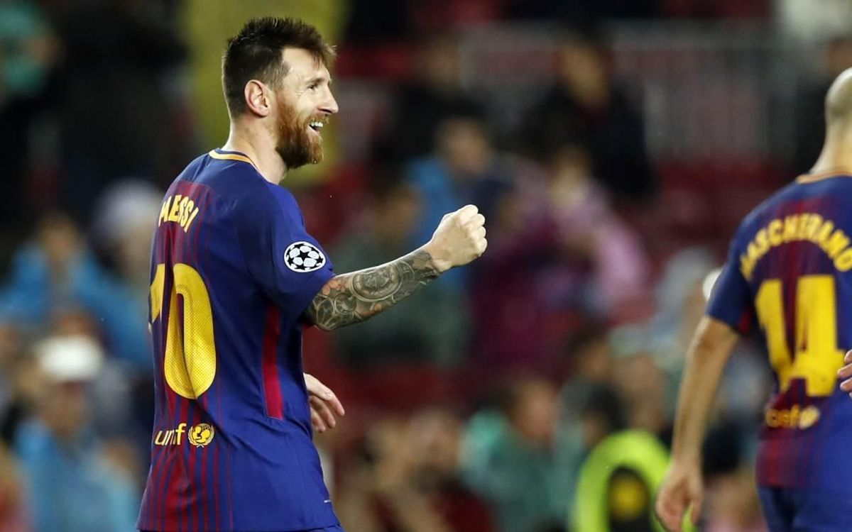 Leo Messi alcanza los 100 goles en competiciones europeas