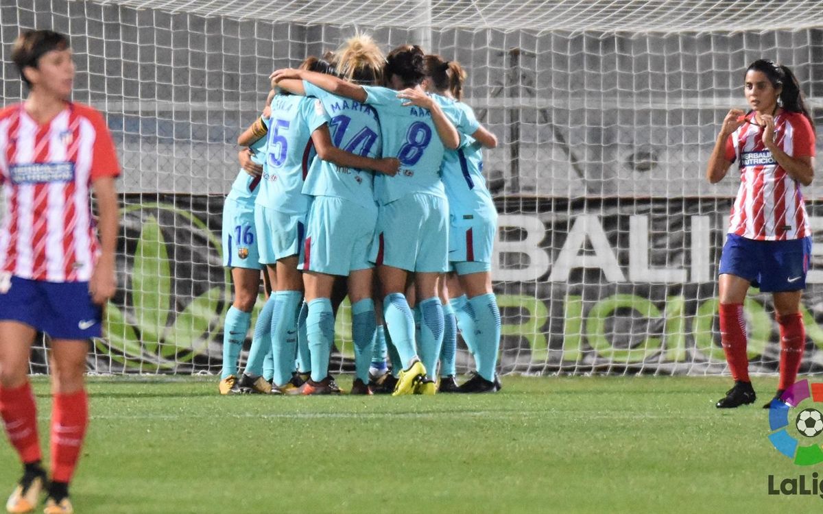 Atlètic de Madrid - FC Barcelona Femení: Repartiment de punts per mantenir el liderat (1-1)