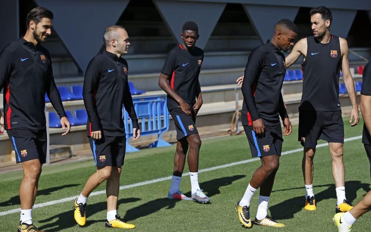 El pla d’entrenaments d’una setmana marcada pel debut a la Champions