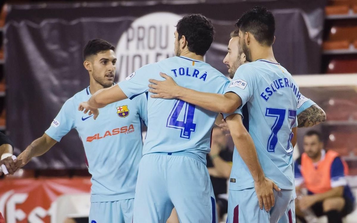 FC Barcelona Lassa - CFS La Unión Santa Coloma: Festival de goles para acceder a la final (12-2)