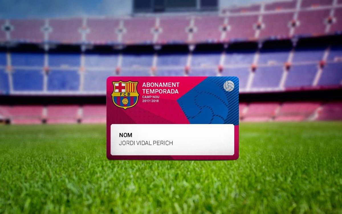 El nuevo abono 2017/18 será obligatorio para el próximo partido en el Camp Nou