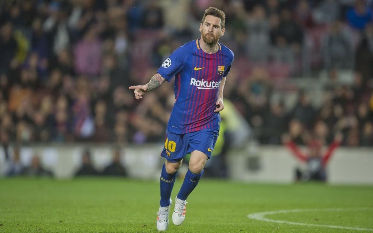 Les accions de Messi el dia del seu centenar de gols a Europa