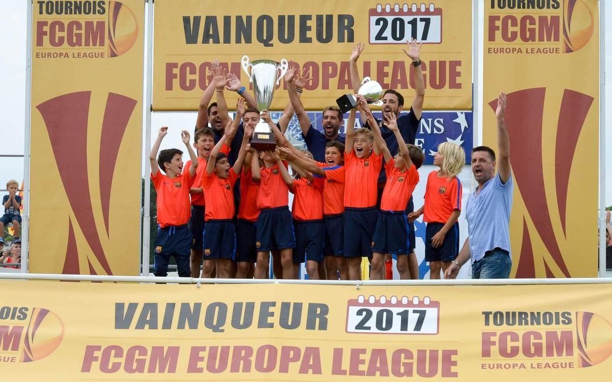 La FCBEscola Barcelona, campeona de la Europa League en el torneo FGCM