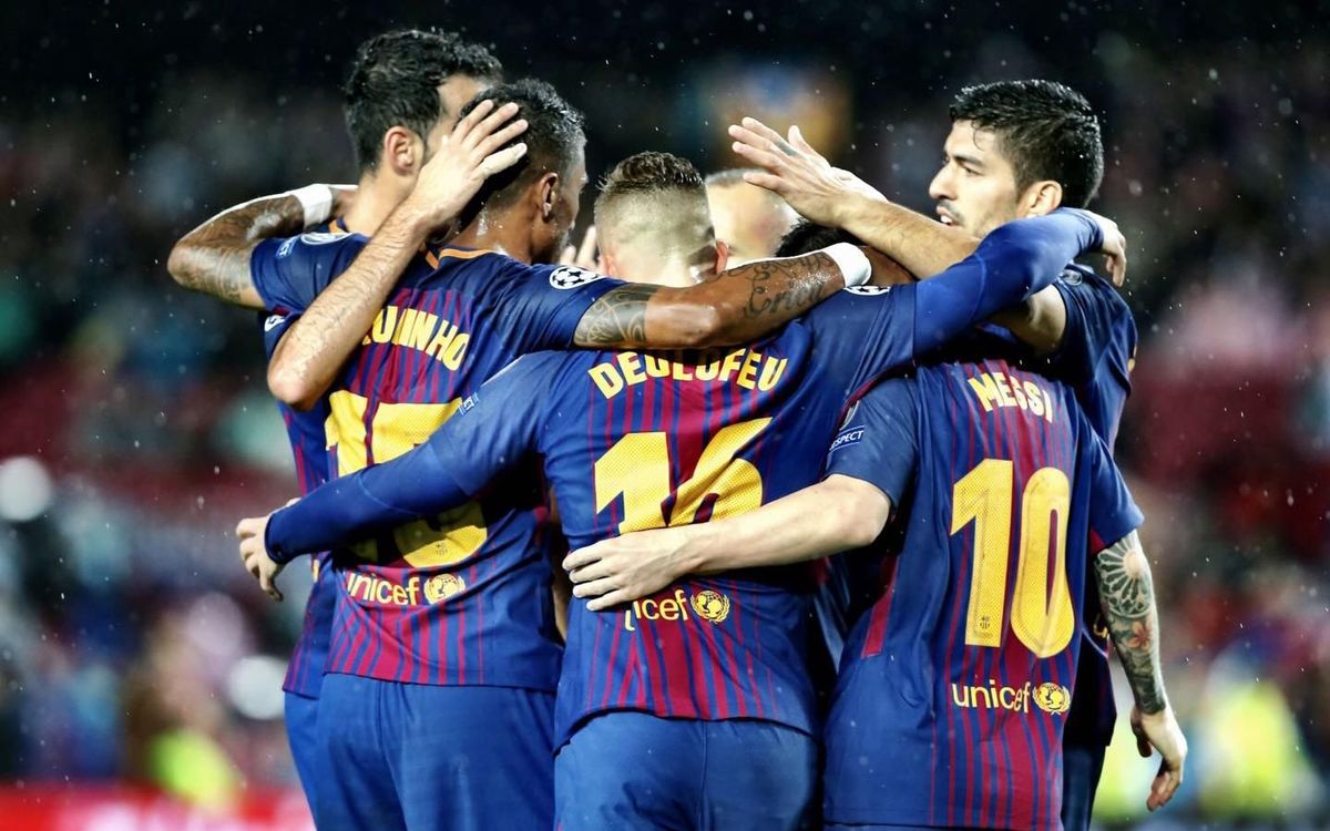 El resumen del triunfo azulgrana ante el Olympiacos