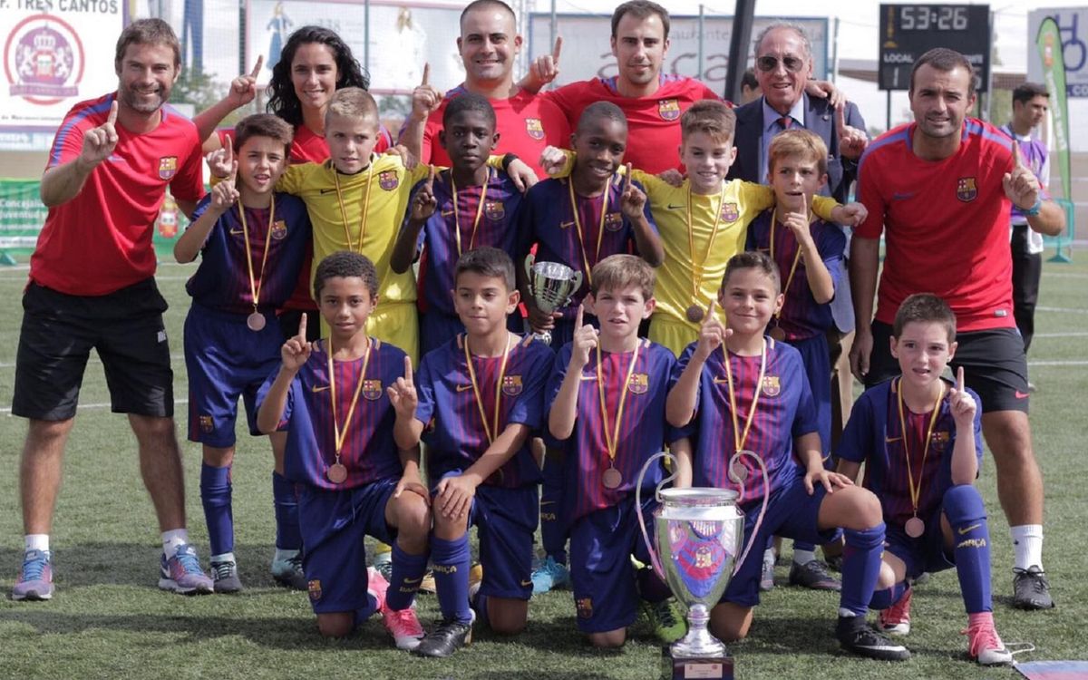 El Benjamín A golea al Real Madrid en la final de la Tres Cantos Cup (5-1)