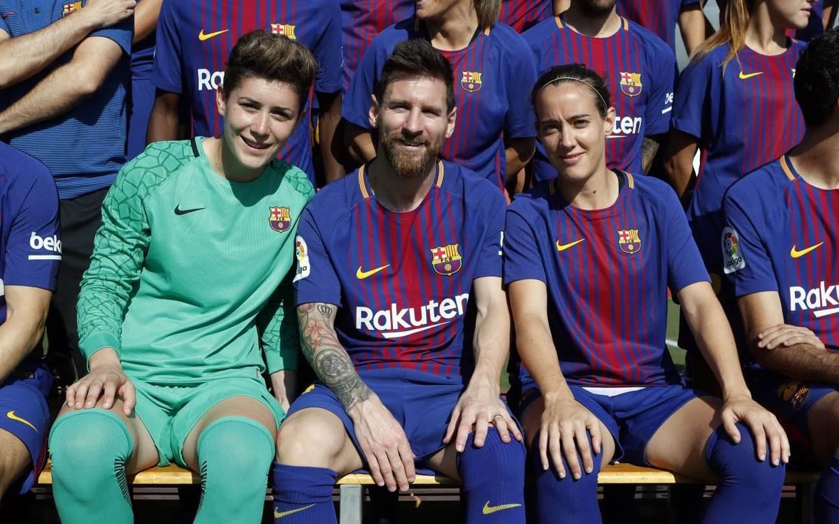 ¿Cómo se hizo la fotografía oficial del primer equipo y del Femenino?