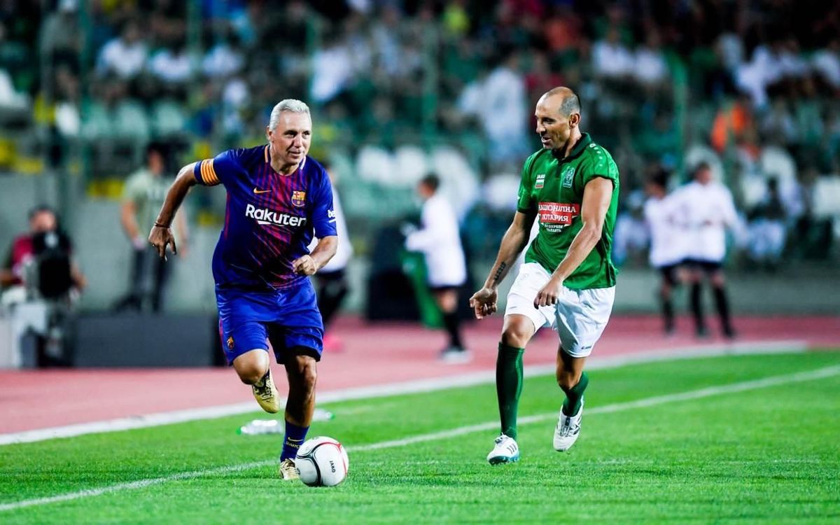 [MATCH REPORT] Friends of Stoichkov - Barça Legends: Goals and spectacle in Bulgaria (3-2)