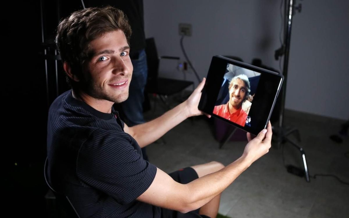 Vidéo - Retrouvailles entre Sergi Roberto et Marc Muniesa, de Gérone