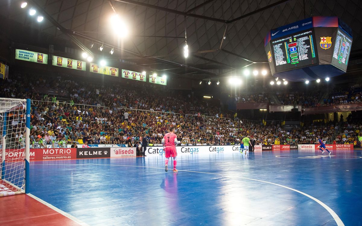 El fútbol sala vuelve al Palau: ¡reserva tu asiento!
